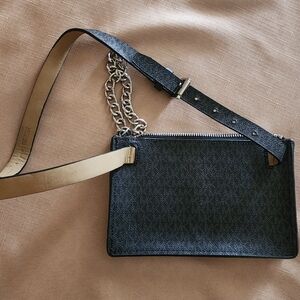 Men's Michael Kors Belt bag- Black and Grey